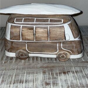 Hand Carved Camper Van model VW Bank. New. 2 available